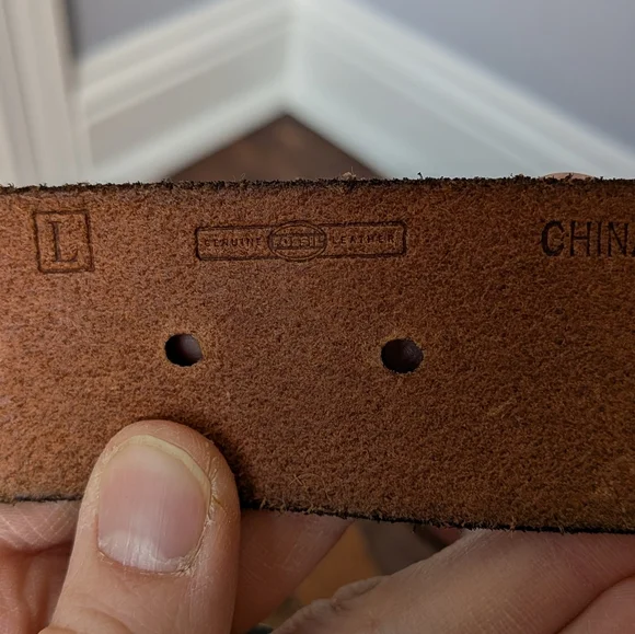 Fossil Women's Leather Boho Festival Retro Hippie Belt Size Large - Picture 5 of 5